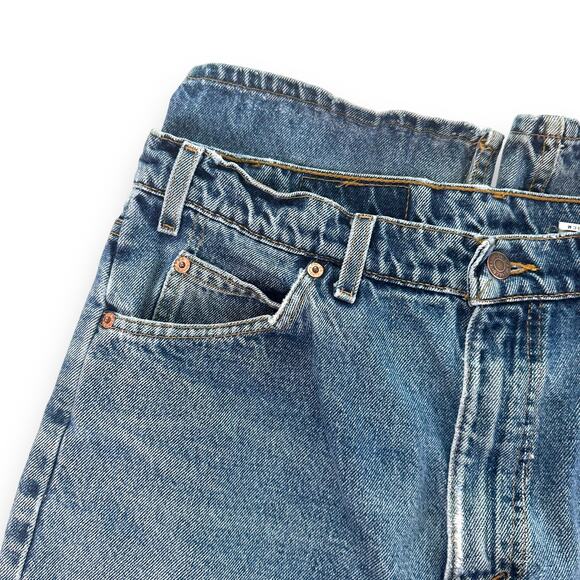 Vtg 90s Levis Jeans 550 Orange Tab Relaxed Fit Cotton Wallet Fade Denim W36 L34 - Picture 10 of 16